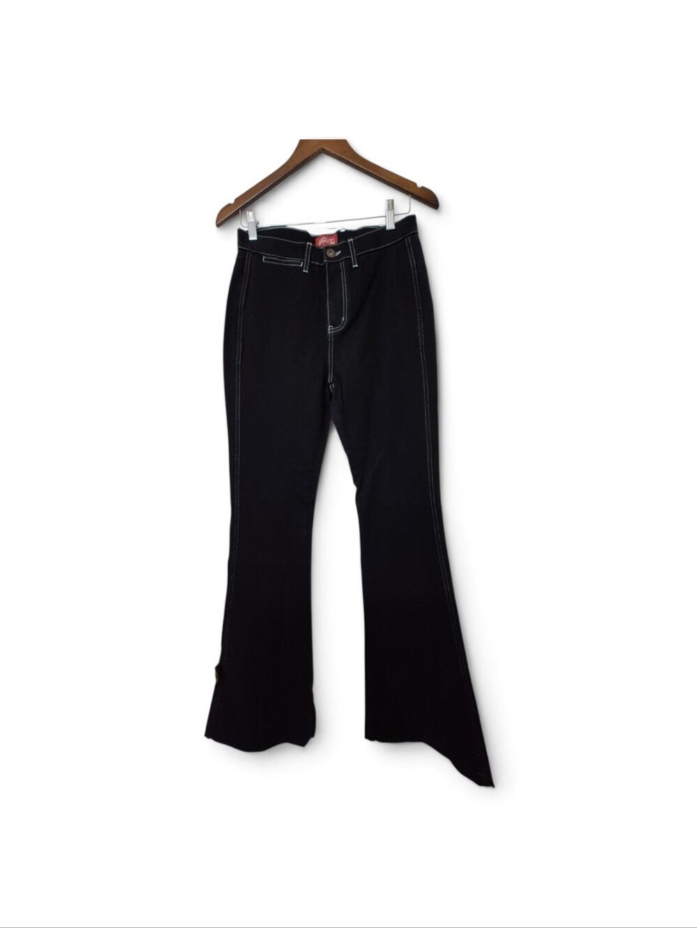 Johnny Was Sasson Rue De La Flare Jean in True Black Wash 27 Like New
